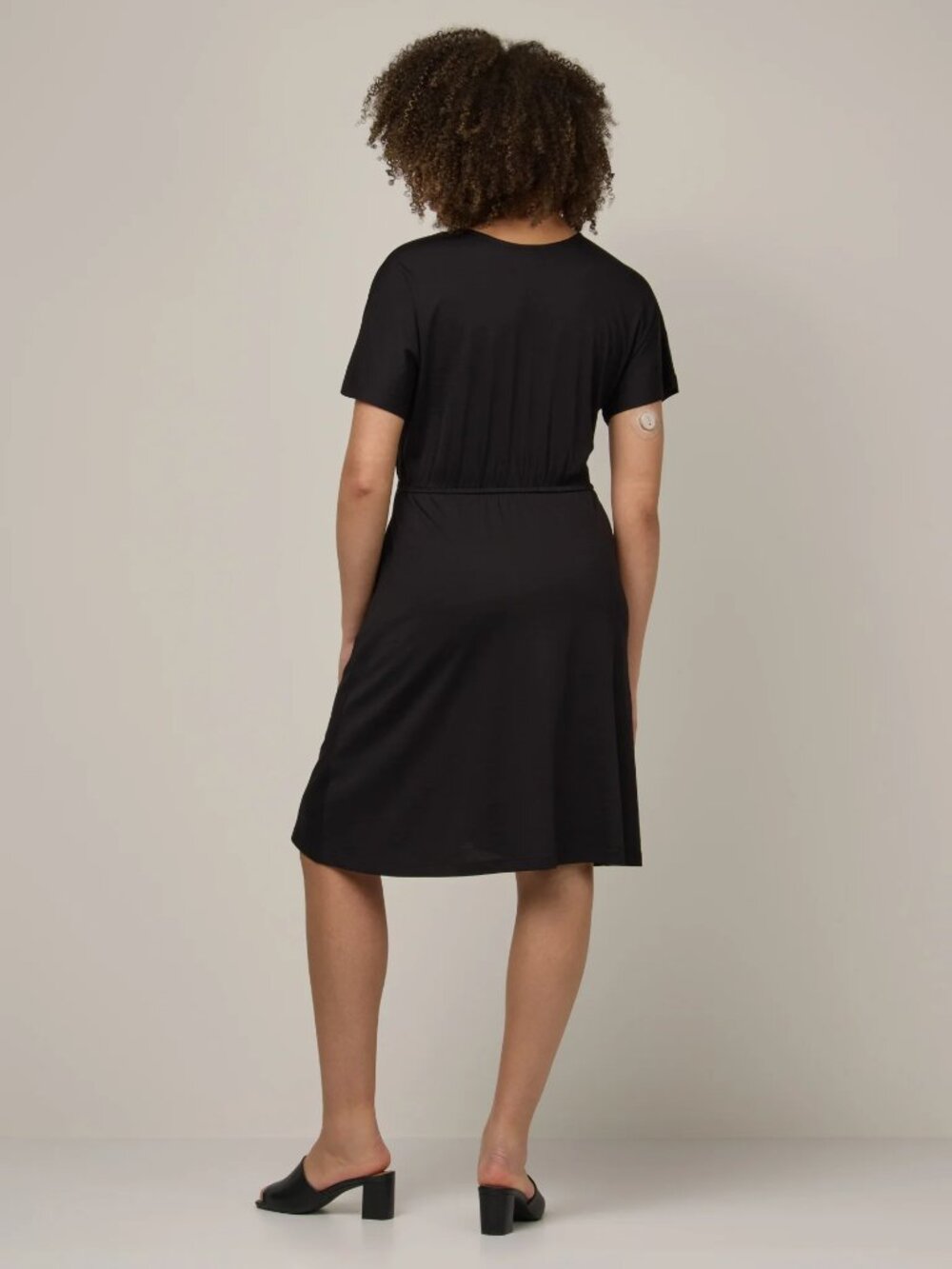 Wool& Brooklyn Reversible Dress - Large LONG - merino wool Redwood short sleeve - Picture 5 of 12